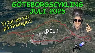 EN CYKELTUR PÅ HISINGEN ,JULI 2025. DEL1 (AV 3). MAXIMAL SPÄNNING MED 