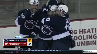 Friday Night Highlights: Penn State, Michigan State, and Ohio State Score Wins in @B1GHockey