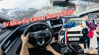 Chở thằng em đi nhận xe KIA Carens Luxury 2025 - Kia Carens mẫu xe gia đình | Phạm Linh TV