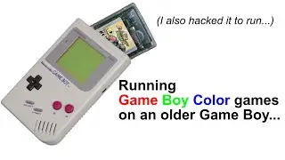 Game Boy Color Running On Game Boy Pocket