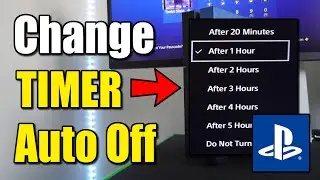 How to Change The Time your PS4 Turns Off Automatically