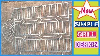 New Simple Grill Design..Letast Window Grill Design Making For Your Beautiful Home..Simple Grill..