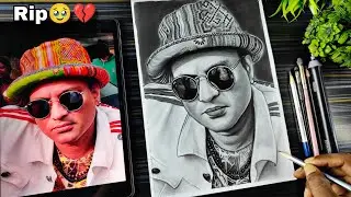 RIP 🥺💔Zubeen Garg Drawing Final❤️, Zubeen Garg Art Tribute, Legendary Assamese Singer Zubeen Garg🥺