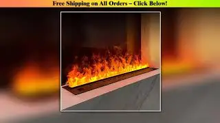 3D Water Electric Fireplace Remote Control APP Mist Fireplace Embedded Realistic Mist Flame