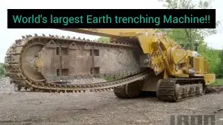 Trencor 1860. Самая большая в мире траншейная машина!!