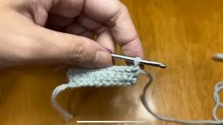 CrochetPei 左撇子鉤針：左手起針，短針教學