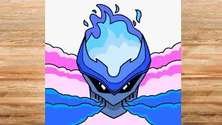 How to draw icon Gas Permanent | Blox Fruits