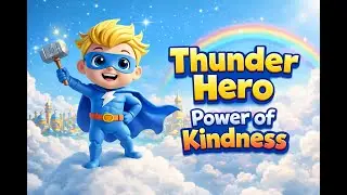 Thunder Hero ⚡ | Power of Kindness 💖 | Kids Superhero Story