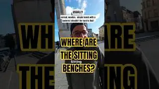Sitting bench shouldn't be hard to find! #urbandesign #publicspace #urbanplanning #urbangeography
