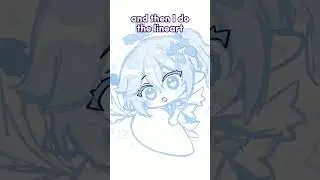 Designing Genshin Impact Acrylic Charms pt 1 - Nahida #genshinimpact #shorts