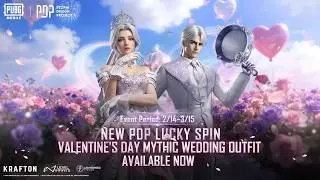 PUBG MOBILE | New PDP Lucky Spin Valentine's day Mythic Wedding Outfit Available Now