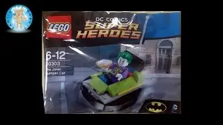 LEGO DC Comics Super Heroes The Joker Bumper Car 30303 Stop Motion Build - Family Toy Report