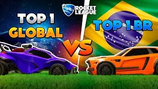 O TOP 1 GLOBAL DESAFIOU O TOP 1 BR PRA UM DUELO NO ROCKET LEAGUE... (imperdível)