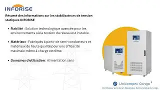 R&eacute;gulateur de tension statique - Automatic Static Voltage Regulator (AVR) - Inforise - Unicompex
