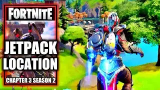 Travel in the Air With a Jetpack Location - Fortnite - Chapter 3 Season 2 Week 4 Quest
