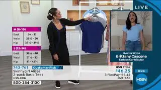 Skinnygirl Alissa 2pack Basic Tees
