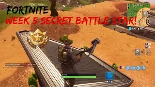 Fortnite | WEEK 5 HIDDEN BATTLE STAR LOCATION! SECRET SKIN IN 2 WEEKS??