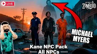 MICHAEL MYERS ME PERSIGUE (NPC) | Reto Project Zomboid 🔴