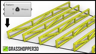 Grasshopper Tutorial For Beginners (Parametric Truss)
