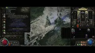Path of Exile 2 The Unborn Lich Staff. Feast of Flesh and His Scattering calamity skill demo