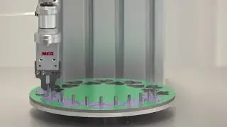 【驚異のスピード！カム機構商品】ピック＆プレースユニットとθ軸オプションの装置例
