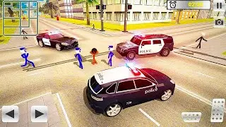 US Police Car Chase Driver Simulator - Crime Transport Prisoner Driving - Android GamePlay #3