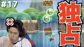【我慢の限界】イライラが頂点に達して撮影をやめました【New スーパーマリオブラザーズ Wii】#17