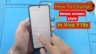 Vivo Y19s Home screen style change  Switch Between Standard and App Drawer layout 2025