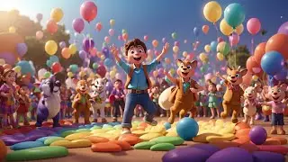 Silly Animal Parade Adventure - Kids Cartoon | kids nursery rhymes song