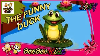 Funny Duck Nursery Rhyme|Duck song nursery rhymes for kids | BeeBeeKids