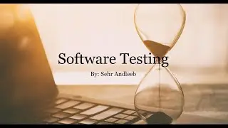 Lecture 7 Static Testing Implications (Inspection and Walk-through)