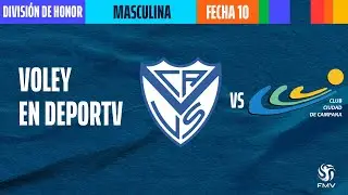Vélez Sarsfield 🆚 Club Ciudad de Campana - División Honor Masculina - Vóley Metropolitano - Fecha 10
