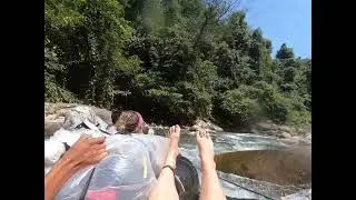 Raft ride down the Bohorok River, Bukit Lawang