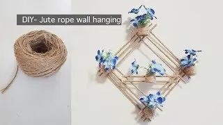 DIY Wall Hanging with Jute Rope