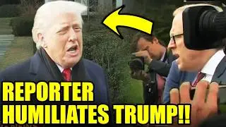 Reporter CATCHES Trump OFF GUARD With Basic Question