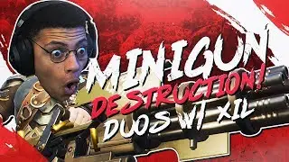 MINIGUN DESTRUCTION! 24 Kills Total w/ Xil (Fortnite BR Full Match)