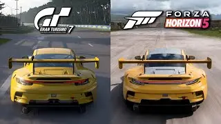 Gran Turismo 7 vs Forza Horizon 5 - Porsche 911 GT3 R (992) Sound Comparison