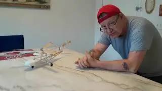 Lockheed CL-475  Rubber  powered helicopter test # 2