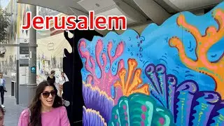 Jerusalem. Jaffa Street from Mahane Yehuda Market to Jaffa Gate of the Old City