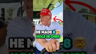 Donald Trump Makes INSANE Hole in One 🤯⛳️🏌️&zwj;♂️