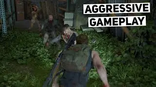 Infected & Shambler Aggressive Gameplay GROUNDED+ (The Last of Us 2)