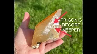 416 Gram Trigonic Record Keeper Calcite + Sphalerite From Elmwood Mine & Crystal