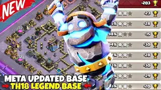 New Meta Updated Top Th18 Legend League Base Link | Th18 Legend Base Link