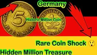 $68 MILLION Coin?! 1949 Germany 5 Pfennig J  Mint Shocks Collectors