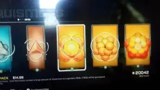 Opening up a Platinum pack in Halo 5