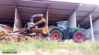 Fendt 1050 Vario | Mus Max WT 10 XL | Hackschnitzelproduktion | Schadholz | Forsttechnik Scheller