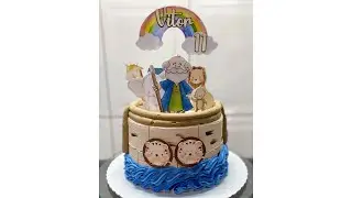 MEU PRIMEIRO BOLO ARCA DE NOÉ