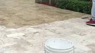 Travertine Pavers Sealing Key Biscayne