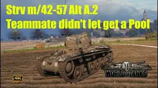 Strv m/42-57 Alt A.2 , 4.4K Damage, 8Kills - World of Tanks