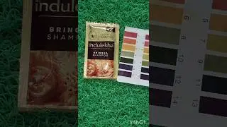 pH test #indulekha BRINGHA SHAMPOO#phtesting